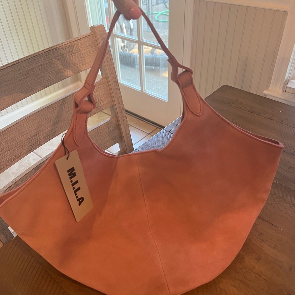 M.I.L.A EMMA leather shoulder bag! New with tags!